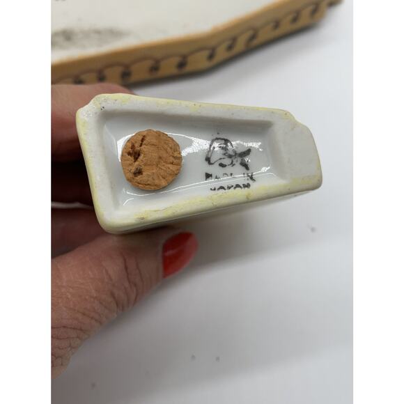 1930’s Made in Japan 6 Pc Condiment Tray S/P Relish Oil Vinegar Read - Picture 5 of 9